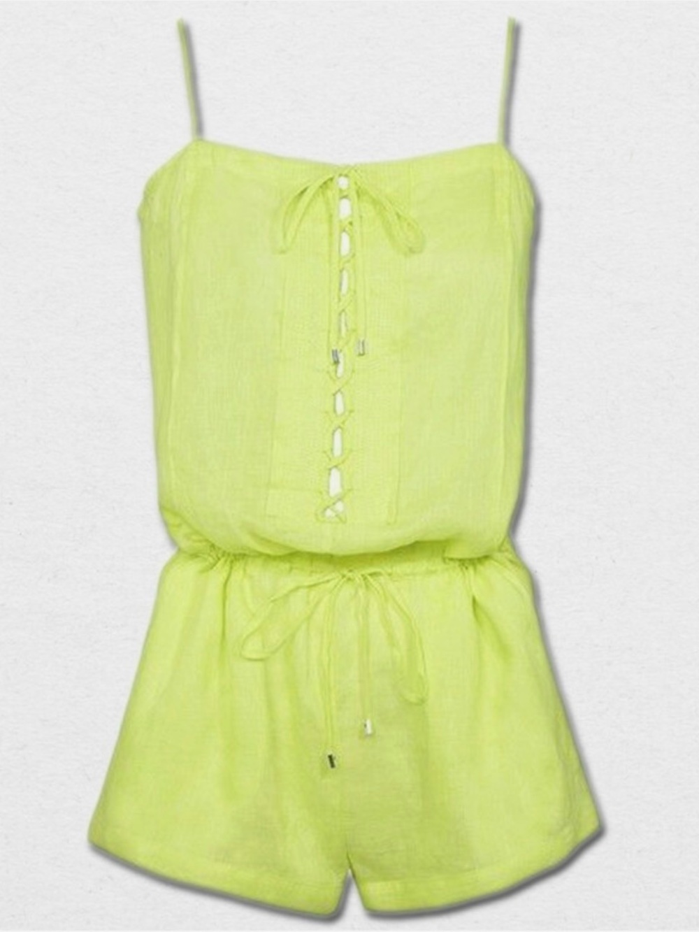DVF Neon Lime Romper